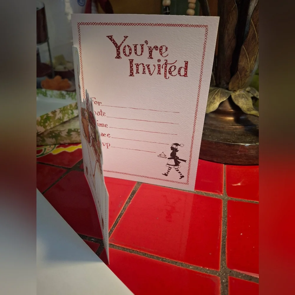 Susan Branch Vntg You're Invited 16 Party Invitations & Envelopes Vntg 1996 NEW - Picture 9 of 10